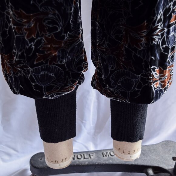 Sonia Rykiel AW 2015 Simona Velvet Dark Floral Jumpsuit - Picture 7 of 12